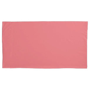 Housse D'oreillers Paire de Coque rose King Size Coussin