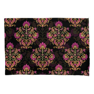 Housse D'oreillers Paisley floral moghol, design sans soudure.