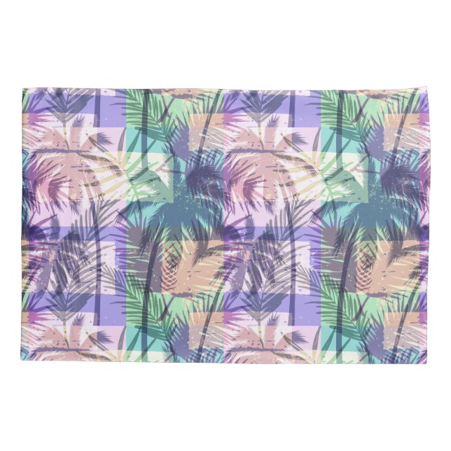 Housse D'oreillers Palm Tree Motif pilotis (Dos)