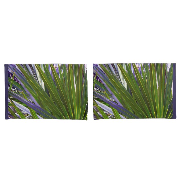 Housse D'oreillers Palmetto Tropicale (devant-Set)