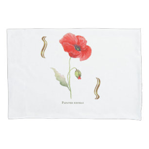 Housse D'oreillers Papaver rhoeas