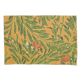 Housse D'oreillers Papier peint Vintage Orange Tree Motif Art Nouveau