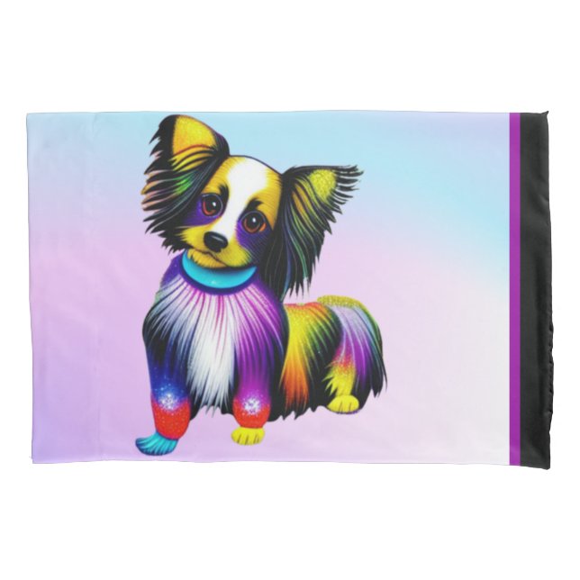 Housse D'oreillers Papillion Pop Art Pastel (devant)