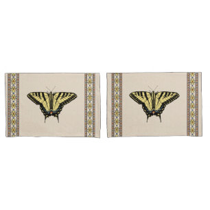 Housse D'oreillers Papillon Southwestern jaune Swallowtail