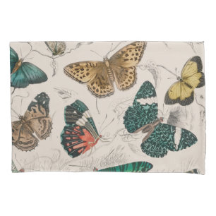Housse D'oreillers Papillons Collection Antique Papillons