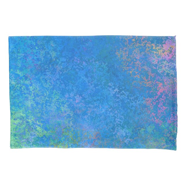 Housse D'oreillers Par l'encre d'alcool de mer, Abstraite acrylique (devant)