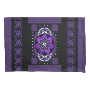 Housse D'oreillers Parapluie violet & coeurs .7