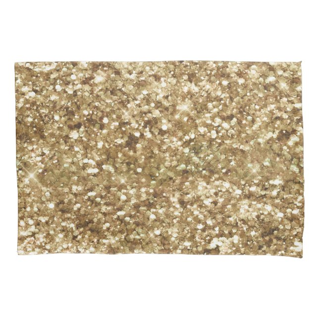 Housse D'oreillers Parties scintillant Gold Confetti (devant)