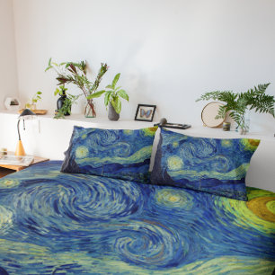 Housse D'oreillers Parure de lit Van Gogh Starry Night