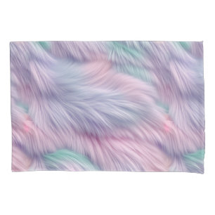 Housse D'oreillers Pastel Rainbow Fur
