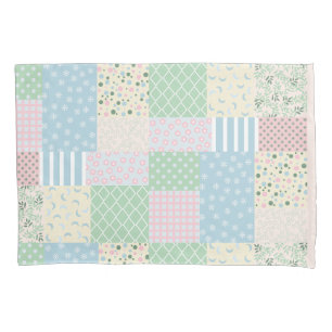 Housse D'oreillers Patchwork