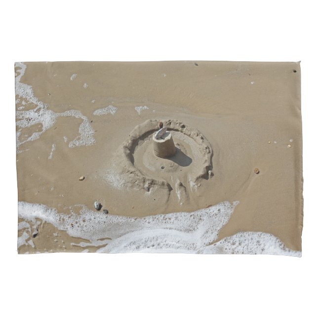 Housse D'oreillers Pâté de sable et coquilles (devant)