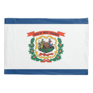 Housse D'oreillers Patriotic Single Pillowcase flag of West Virginia