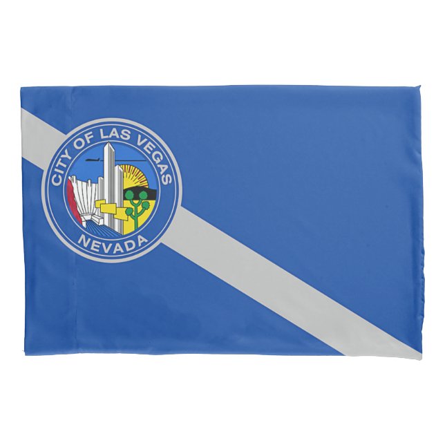 Housse D'oreillers Patriotique simple Pillowcase avec drapeau de Las  (devant)