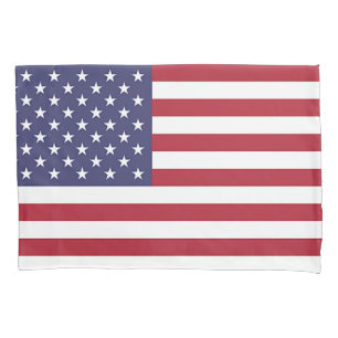 Housse D'oreillers Patriotique simple Pillowcase avec drapeau des Éta