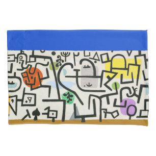 Housse D'oreillers Paul Klee Expressionniste Abstrait Rich Harbour