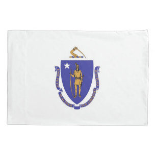 Housse D'oreillers Pavillon Patriotique simple oreiller du Massachuse