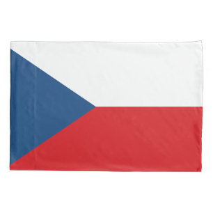 Housse D'oreillers Pavillon Patriotique Simple Pillowcase de Czechia