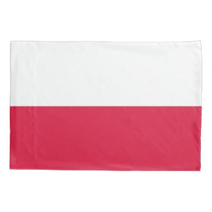 Housse D'oreillers Pavillon Patriotique simple Pillowcase de Pologne