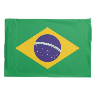 Housse D'oreillers Pavillon Patriotique Simple Pillowcase du Brésil