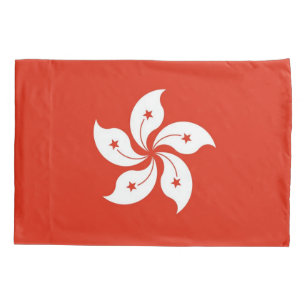 Housse D'oreillers Pavillon Patriotique Single Pillowcase de Hong Kon