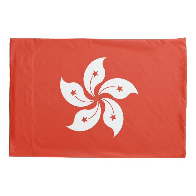 Housse D'oreillers Pavillon Patriotique Single Pillowcase de Hong Kon (Dos)