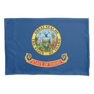 Housse D'oreillers Pavillon Patriotique Single Pillowcase de l'Idaho,