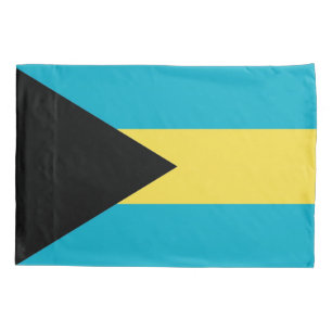Housse D'oreillers Pavillon Patriotique Single Pillowcase des Bahamas
