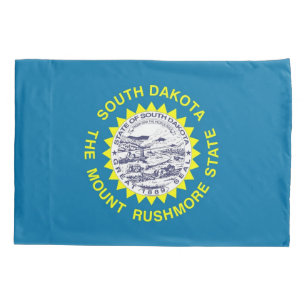 Housse D'oreillers Pavillon Patriotique Single Pillowcase du Dakota d