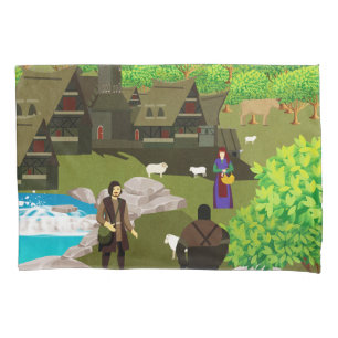 Housse D'oreillers Paysage rural