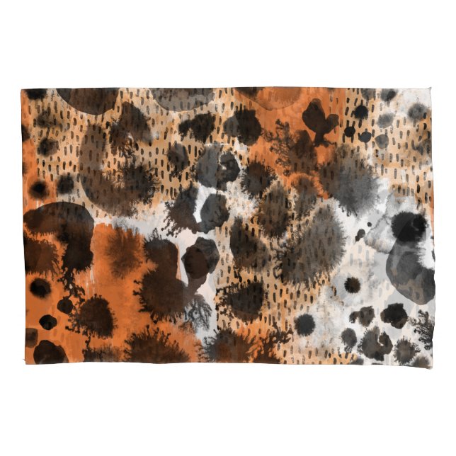 Housse D'oreillers Peau animale : motif léopard créatif. (devant)