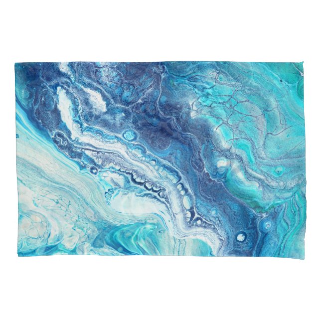 Housse D'oreillers Peinture acrylique, tons abstraits (devant)