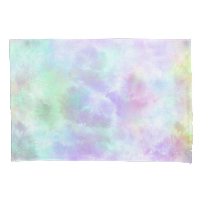 Housse D'oreillers Peinture d'aquarelle Pastel Rainbow Cravate-Dye (devant)