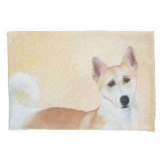 Housse D'oreillers Peinture de chien de Canaan - jolie art original d