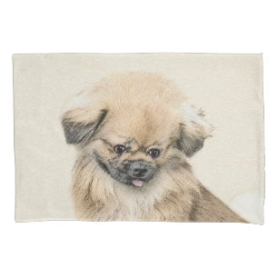 Housse D'oreillers Peinture Pekingese - Cute Original Chien Art