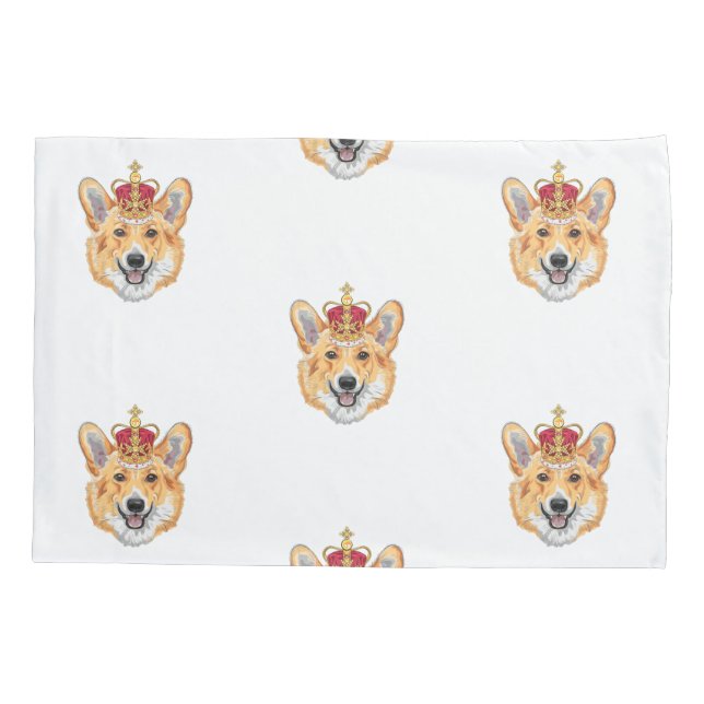 Housse D'oreillers Pembroke Welsh Corgi drôle (Dos)