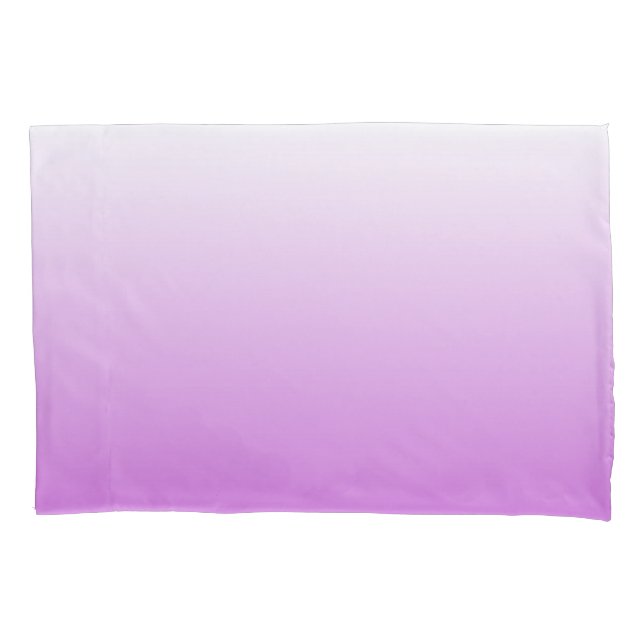 Housse D'oreillers Pente à deux tons ombre lilas violet (devant)