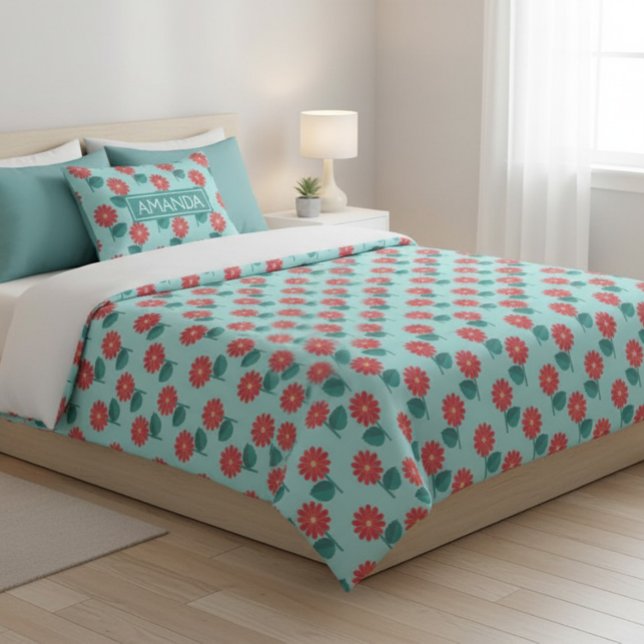 Housse D'oreillers Personalized Daisy Pattern Pillowcase (Créateur téléchargé)