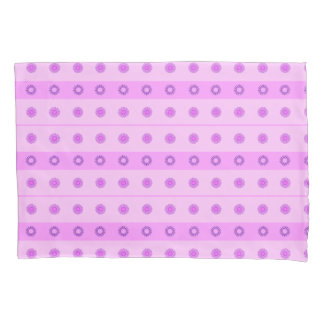 Housse D'oreillers Petit Motif de fleurs rose et violet
