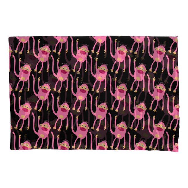 Housse D'oreillers Petit Singe mignon (devant)