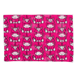 Housse D'oreillers Petites filles Unicorn Pony