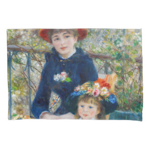 Housse D'oreillers Pierre-Auguste Renoir - Deux sœurs sur la terrasse