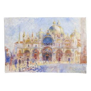 Housse D'oreillers Pierre-Auguste Renoir - Venise, Piazza San Marco