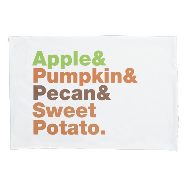 Housse D'oreillers Pies de vacances ~ Fête Noël Thanksgiving Noël (devant)