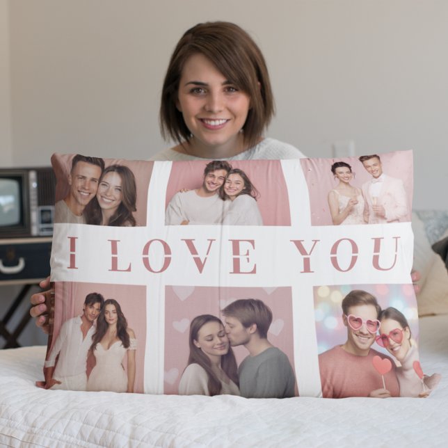 Housse D'oreillers Pillow Case Custom Couple Photos | Valentine Gift (Créateur téléchargé)