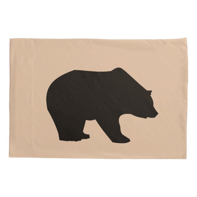 HOUSSE D'OREILLERS PILLOWCAGE D'OURS GRIZZLY (Dos)