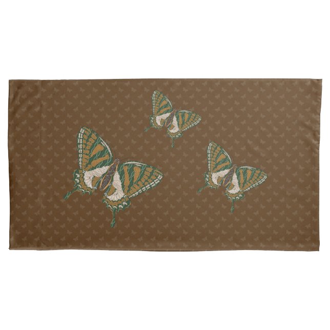 Housse D'oreillers Pillowcase d'hirondelle autochtone (devant)