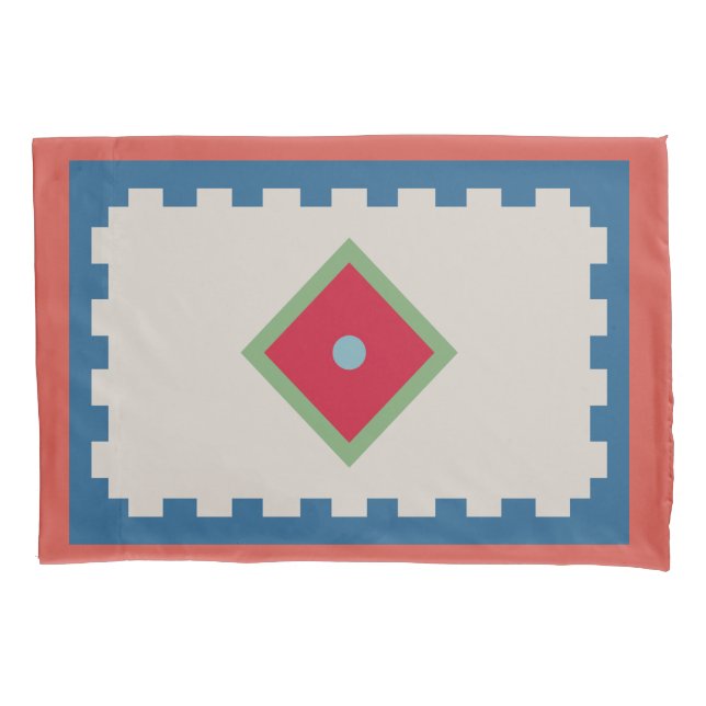 Housse D'oreillers Pillowcase Folk Design (devant)