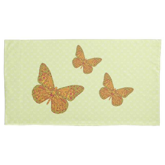 Housse D'oreillers Pillowcase indienne Monarch (devant)