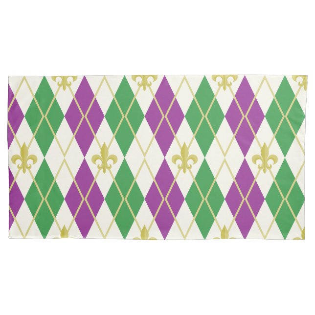 Housse D'oreillers Pillowcase Mardi Gras Jacquard (devant)